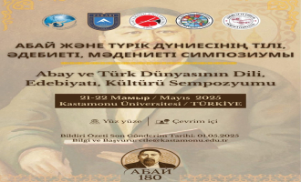 Abay ve Türk Dünyasının Dili, Edebiyatı, Kültürü Sempozyumu