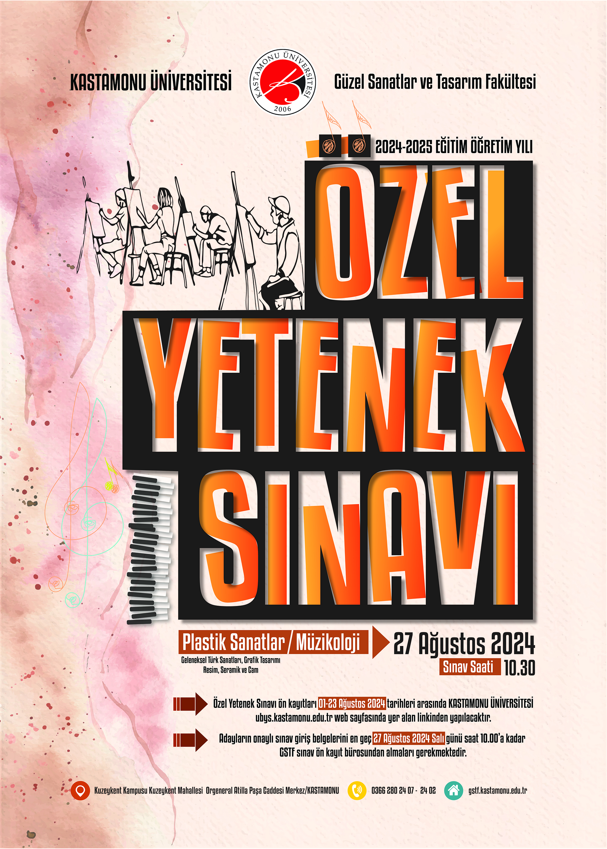 2024 2025 Özel Yetenek Sınavı Afişi